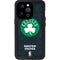 NBA Boston Celtics Black Secondary Logo iPhone 15 Pro Waterproof Case